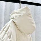 Long Down Jacket with Adjustable Hem - Winter 2023