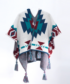 Contrast Print Zip-Up Long Bodysuit