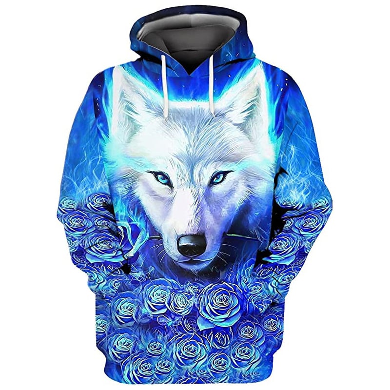 3D Digital Sweater for Men - Europe & America Animals