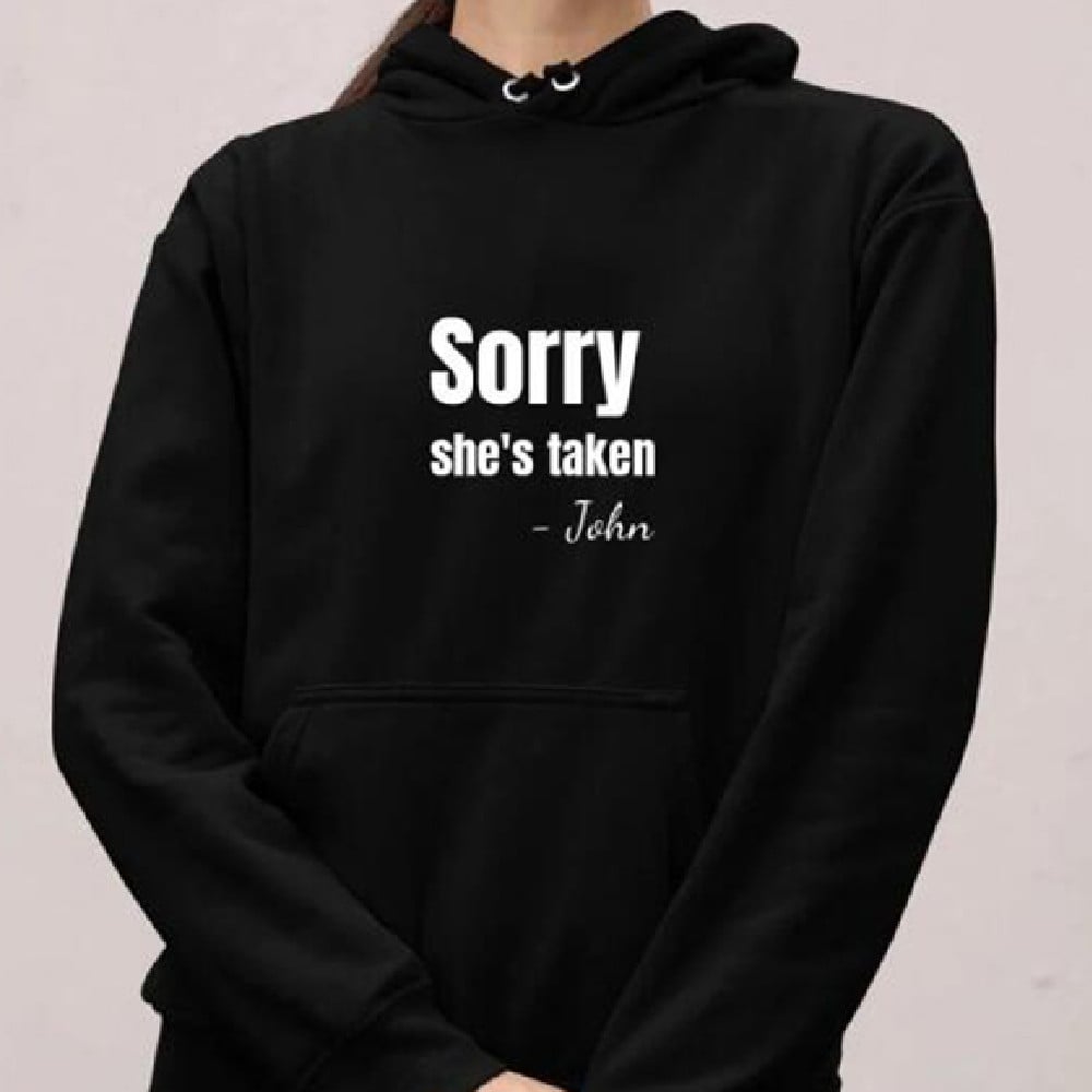 Korean Printed Long Sleeve Slouchy Hoodie | Streetwear
