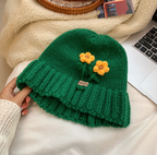 Cute Flower Wool Hat for Women to Showcase Style | Embroidered Cap