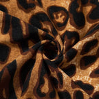 Leopard Print High-Neck Sleeveless Women's Bodysuit