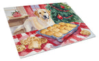 Labrador Retriever Christmas Cookies Glass Cutting Board