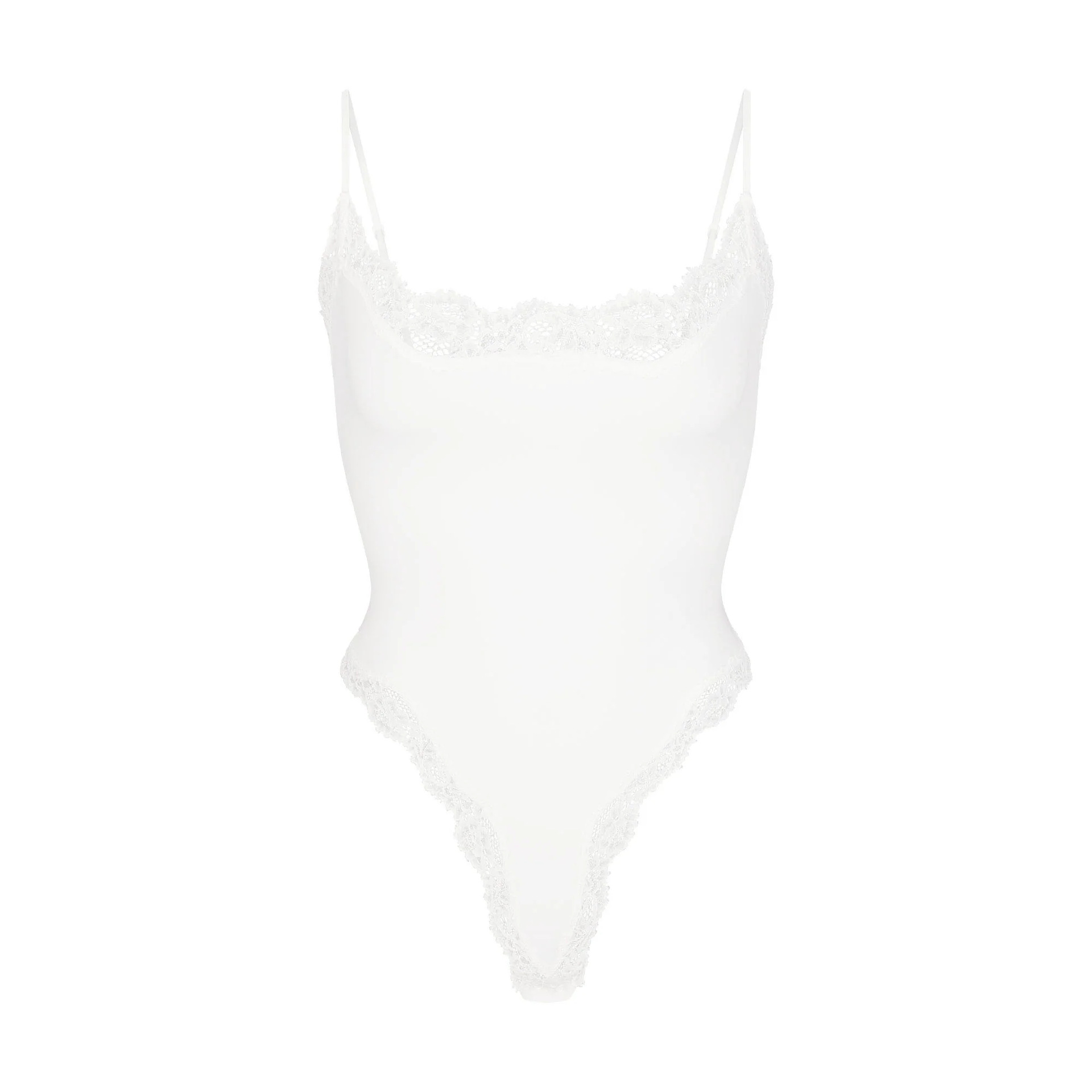 Strappy Lace One-Piece Open Crotch Bodysuit – Comfortable Lingerie