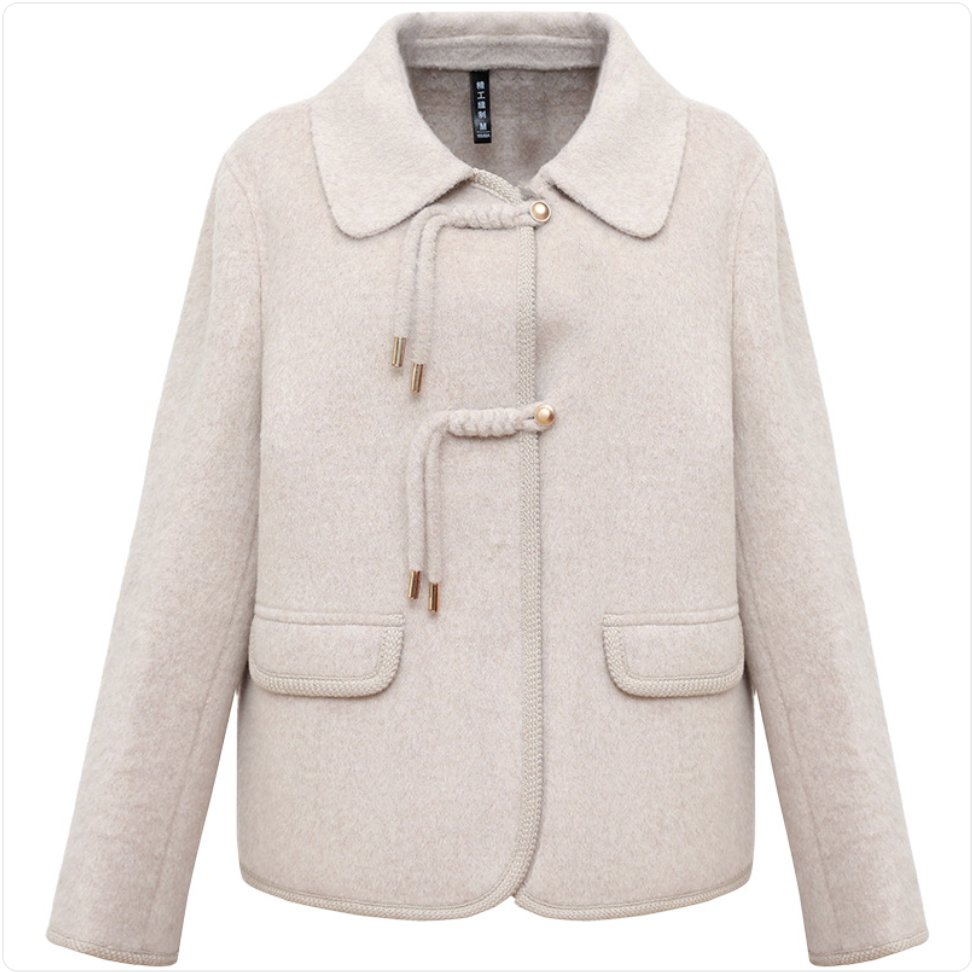 Women's Stylish Short Wool Coat