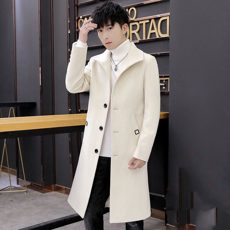 Men's Mid-Length Trench Coat