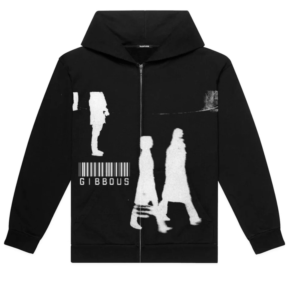 Euro American Gothic Zipper Hoodie Sweatshirt | Streetwear