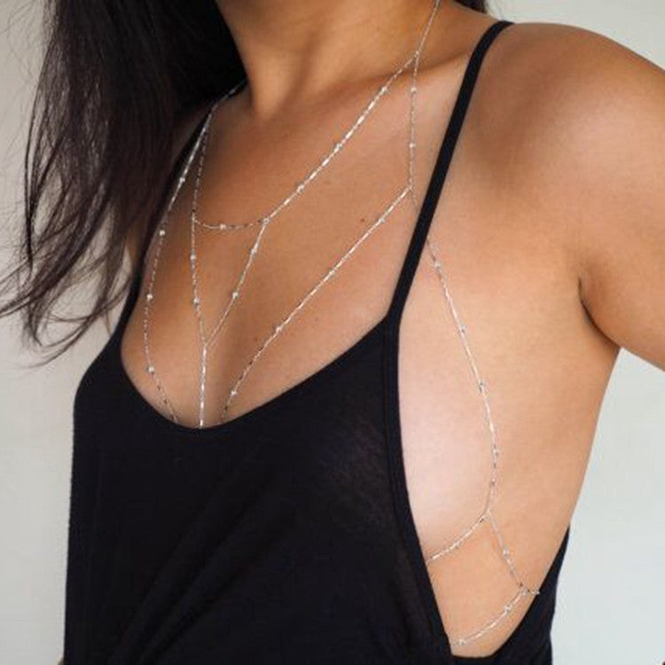 Layered Chest Body Chain Harness
