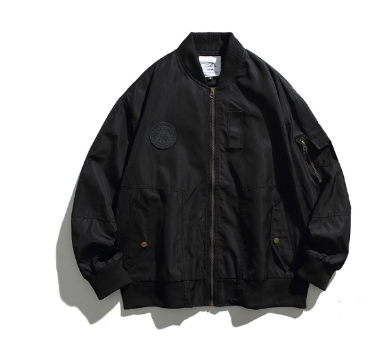 Loose Fitting Fashion Jacket with Multi Pockets