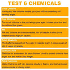 6 IN 1 Chlorine Dip Test Strips Hot Tub SPA Swimming Pool PH Tester Paper Bottle