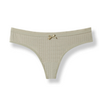 Cotton Women's Thong, Antibacterial Low Waist Fitness Panties
