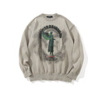 Men's Dark Statue Graphic Sweater