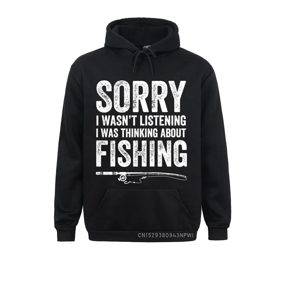 Funny Fisherman Quote Hoodie for Men - Vintage Style | Streetwear