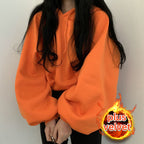 Women's Lantern Sleeve Casual Hoodie, Harajuku Style, 10 Colors | Streetwear
