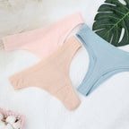 40 Cotton Women's Thongs - Seamless & Sporty Design