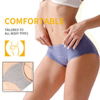 Plus Size Breathable High-Waist Period Panties for Women