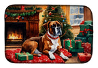 Boxer Cozy Christmas Dish Drying Mat