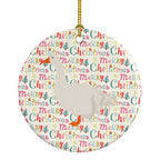 Sebastopol Goose Christmas Ceramic Ornament