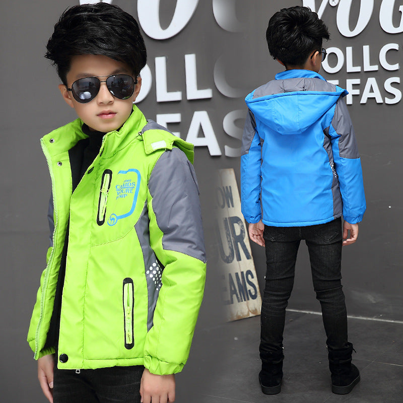 Warm Windbreaker Jacket for Older Children