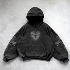 Vintage Skull Print Hoodie Sweater | Streetwear