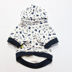 Christmas Houndstooth Dog Hoodie for Pets