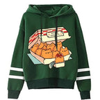 Cat Digital Printing Hoodie for Autumn and Winter