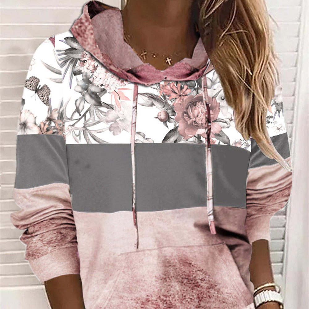 Printed Hooded Fleece Sweatshirt | Streetwear