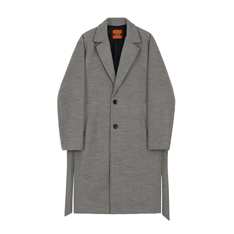 Thickened Cotton Loose Long Windbreaker Coat