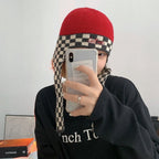 Ladies Retro Knitted Wool Fashion Hat | Embroidered Cap