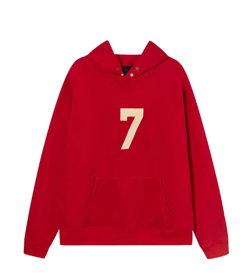 Couple Number 7 Flocking Casual Loose Sweater