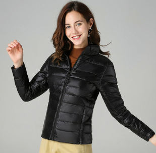 Lia Puffer Jacket with Hood - Lightweight and Stylish