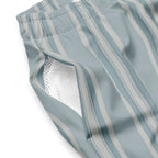 Men's Striped Swim Trunks