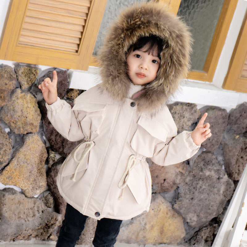 Children's Thick Winter Cotton-padded Jacket