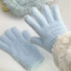 [Unpriced] Winter Simulated Rabbit Fur Gloves | Faith Accessory