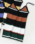 Slim Fit Backless Spaghetti Strap Knit Tank Top