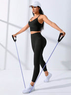 Seamless Yoga Shorts Set for Women