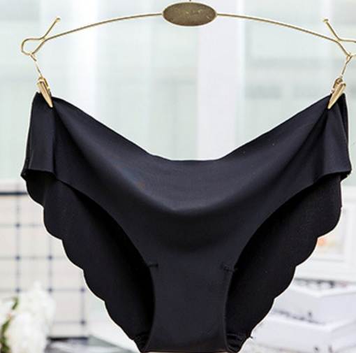 Silk Feel Women's Mid-Low Waist Seamless Thongs
