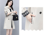 Mid-Length Women's Casual Trench Coat