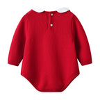 New Spring Autumn Baby Bunny Knitted Bodysuit Outfit
