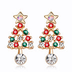 Christmas Tree and Reindeer Earrings Set
