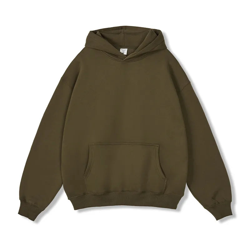 Hooded Plain Sweater