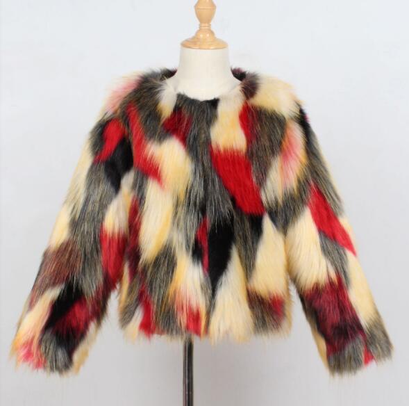 Children's Faux Fur Jacket - Trendy Fashion Piece