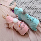 Winter Warm Silver Fox Fleece Hooded Dog Jacket