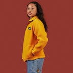 Teddy Bear Yellow Plush Women's Cotton Jacket
