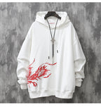 Phoenix Embroidered Men's Hooded Jacket - Fall Fashion