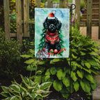 Poodle Christmas Garden Flag