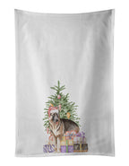 German Shepherd Christmas Presents and Tree Kitchen Towel Set of 2