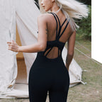 New Sexy Peach Butt Yoga Bodysuit for Fitness