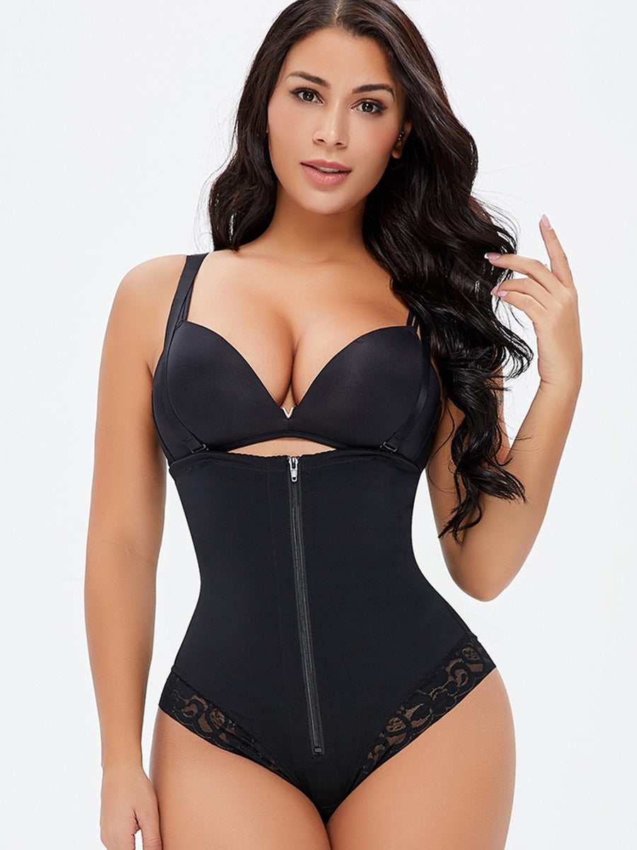 Plus Size Waist & Belly Slimming Bodysuit