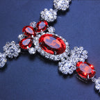 Ruby Rhinestone Thong Waist Body Chain